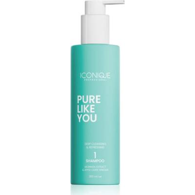 ICONIQUE Professional PURE LIKE YOU Deep Cleansing & Refreshing Shampoo szampon głęboko oczyszczający do tłustej skóry głowy 250 ml