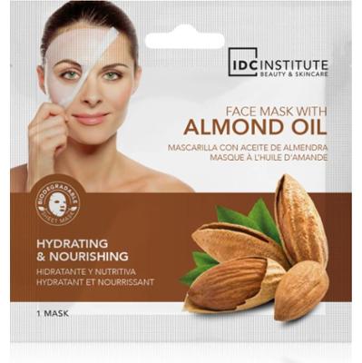 IDC Institute Almond Oil jednorazowa maseczka do twarzy w płacie 1 szt.