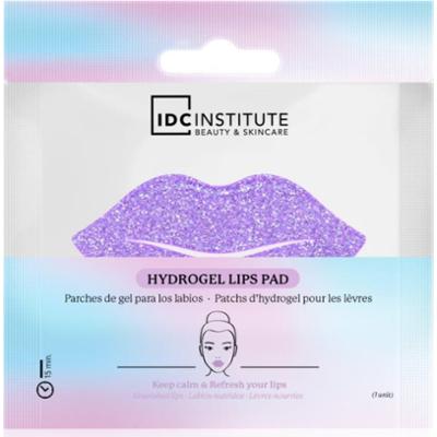 IDC Institute Glitter Lip Purple hydrożelowa maska do ust 1 szt.