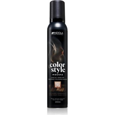 Indola Color Style Mousse pianka tonująca do włosów odcień Dark Blonde 200 ml