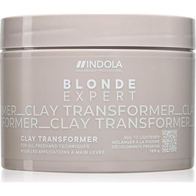 Indola Blond Expert Clay Transformer puder rozświetlający do włosów blond 120 g
