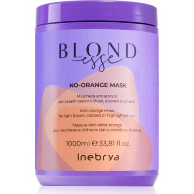 Inebrya BLONDesse No-Orange Mask maska do włosów szampon neutralizujący rude odcienie 1000 ml