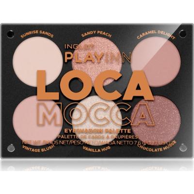 Inglot PlayInn Eyeshadow Palette paleta cieni do powiek odcień LOCA MOCCA 7.6 g