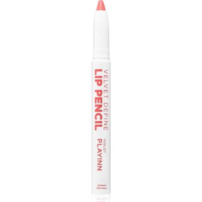 Inglot PlayInn Velvet Define Lip Pencil intensywna konturówka do ust odcień BLUSHING CORAL 61 1.6 g