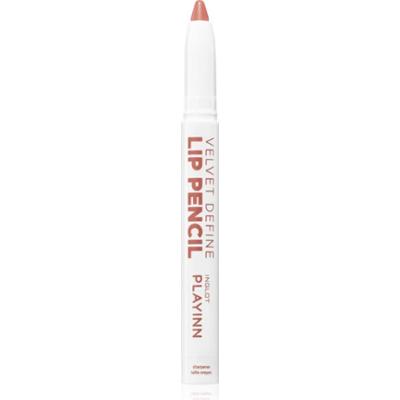 Inglot PlayInn Velvet Define Lip Pencil intensywna konturówka do ust odcień ROSE CHOCOLATE 63 1,6 g