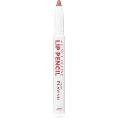 Inglot PlayInn Velvet Define Lip Pencil intensywna konturówka do ust odcień BLUSHING ESPRESSO 64 1.6 g