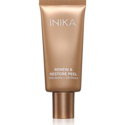 INIKA Organic Renew + Restore Peel peelingowa maska rozjaśniająca z AHA 30 ml