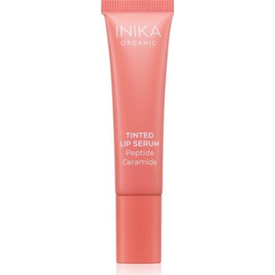 INIKA Organic Tinted Lip Serum Peptide + Ceramide serum do ujednolicania kolorytu skóry do ust odcień Blush 10 ml