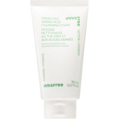 innisfree Green Tea Amino Acid Cleansing Foam delikatna pianka oczyszczająca o działaniu nawilżającym 150 ml
