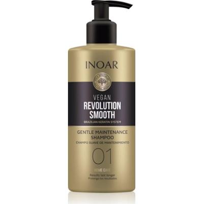 INOAR Vegan Revolution Smooth szampon nawilżający do włosów suchych, trudno poddających się stylizacji 350 ml