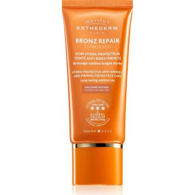 Institut Esthederm Bronz Repair Sunkissed tonujący krem do opalania przeciw zmarszczkom 50 ml