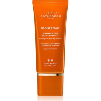 Institut Esthederm Bronz Repair Protective Anti-Wrinkle and Firming Face Care ujędrniający krem przeciwzmarszczkowy do twarzy ze średnią ochroną UV 50