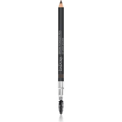 IsaDora Brow Powder Pen kredka do brwi ze szczotką odcień 03 Dark Brown 1,1 g