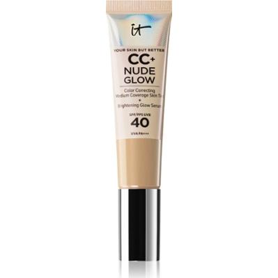 IT Cosmetics Your Skin But Better CC + Nude Glow krem CC z efektem rozświetlającym SPF 40 Light 32 ml