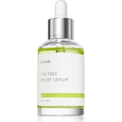 iUnik Tea Tree serum kojące do twarzy do skóry wrażliwej ze skłonnością do wyprysków 50 ml