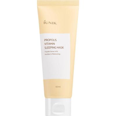 iUnik Propolis Vitamin maseczka odnawiająca na noc z kompleksem multiwitaminowym 60 ml