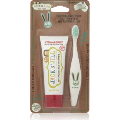 Jack N’ Jill Natural zestaw do pielęgnacji zębów dla dzieci