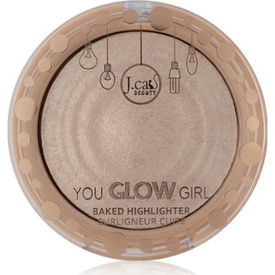 J.Cat Beauty You Glow Girl rozświetlacz wypiekany odcień 104 Crystal Sand 8.5 g