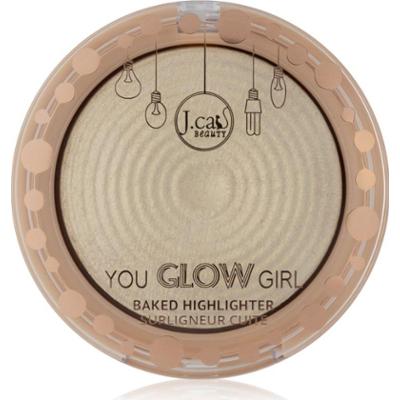 J.Cat Beauty You Glow Girl rozświetlacz wypiekany odcień 101 White Goddess 8.5 g