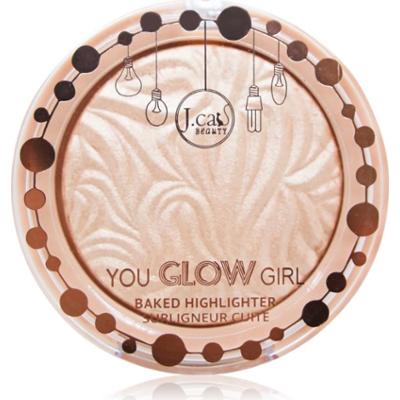 J.Cat Beauty You Glow Girl rozświetlacz wypiekany odcień 111 Seaside Frost 8.5 g