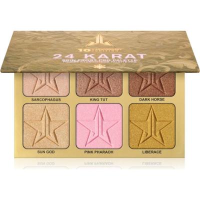 Jeffree Star Cosmetics Skin Frost™ 24K Highlighter paleta rozjaśniaczy 6x7 g