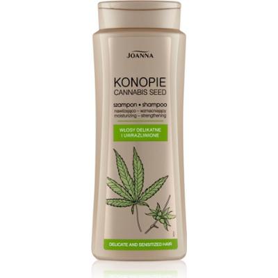 Joanna Cannabis szampon wzmacniający do włosów delikatnych i zniszczonych 400 ml