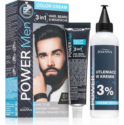 Joanna Power Men farba do włosów dla mężczyzn odcień Black