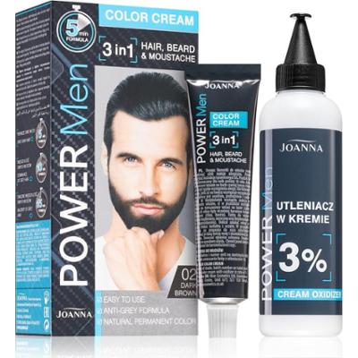 Joanna Power Men farba do włosów dla mężczyzn odcień Dark Brown