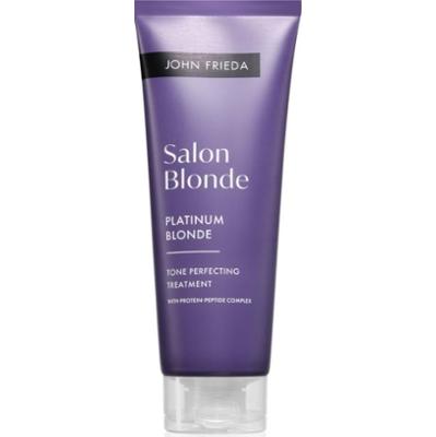John Frieda Salon Blonde Tone Perfecting Treatment krem tonujący dla podkreślenia koloru włosów odcień Platinum Blonde 120 ml