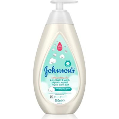 Johnson's® Cottontouch płyn do kąpieli i żel pod prysznic 2 w 1 dla dzieci 500 ml