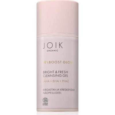 JOIK Organic Re-Boost Glow odświeżający żel oczyszczający do twarzy z efektem złuszczającym 100 ml