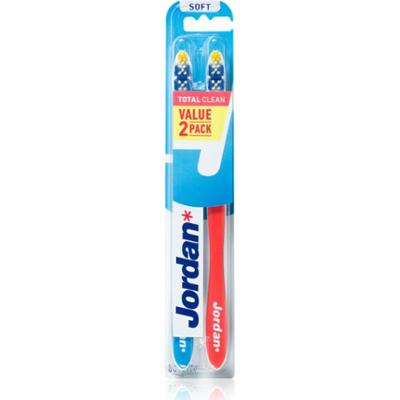 Jordan Total Clean Soft 2 pack szczoteczka do zębów 2 szt.