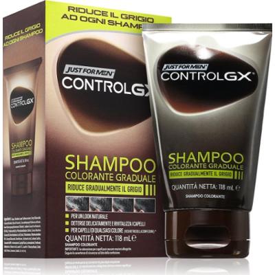 Just for Men Control GX Shampoo szampon i odżywka do włosów siwych dla mężczyzn 118 ml