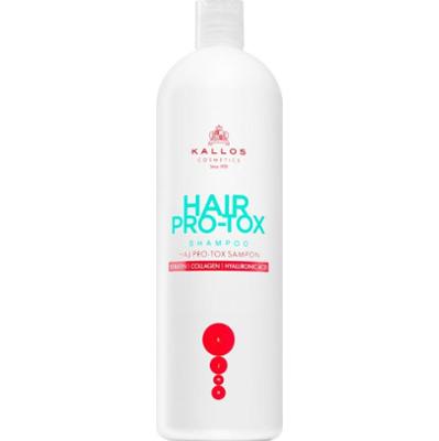 Kallos Hair Pro-Tox szampon z keratyną do włosów suchych i zniszczonych 1000 ml