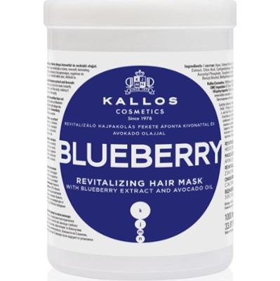 Kallos KJMN Professional Blueberry maseczka rewitalizująca do włosów suchych, zniszczonych i po zabiegach chemicznych 1000 ml