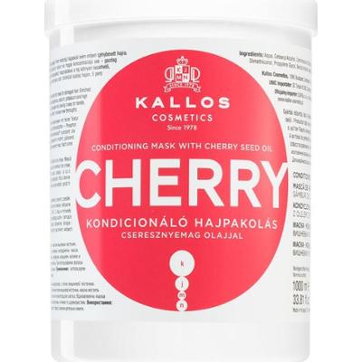 Kallos KJMN Professional Cherry maseczka nawilżająca do włosów zniszczonych 1000 ml