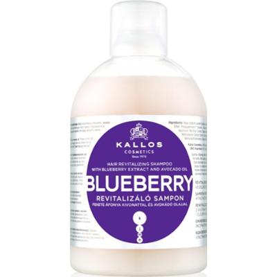 Kallos KJMN Professional Blueberry szampon odbudowujący włosy do włosów suchych, zniszczonych i po zabiegach chemicznych 1000 ml