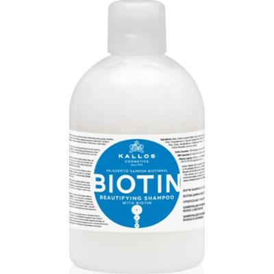 Kallos KJMN Professional Biotin szampon do cienkich, osłabionych i łamliwych włosów 1000 ml