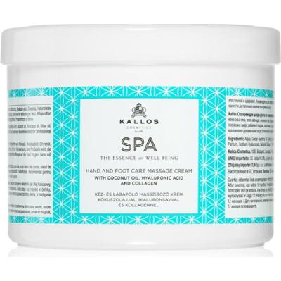 Kallos Spa krem do masażu do rąk i nóg 500 ml