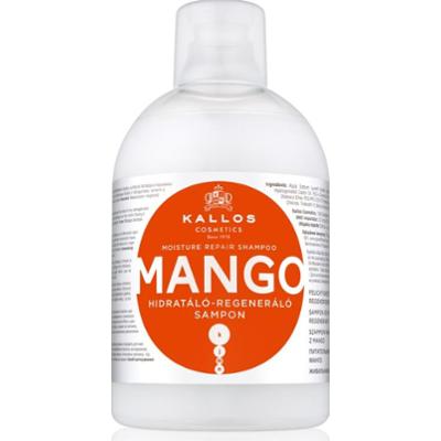 Kallos KJMN Professional Mango szampon nawilżający do włosów suchych, zniszczonych i po zabiegach chemicznych 1000 ml