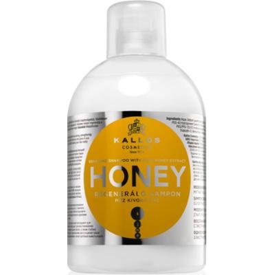 Kallos KJMN Professional Honey szampon nawilżająco-rewitalizujący do włosów suchych i zniszczonych 1000 ml