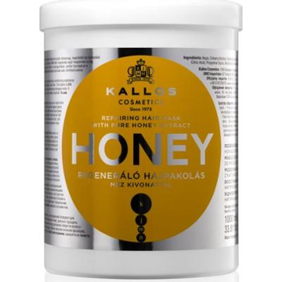Kallos KJMN Professional Honey intensywna maska nawilżająca do włosów suchych i zniszczonych 1000 ml