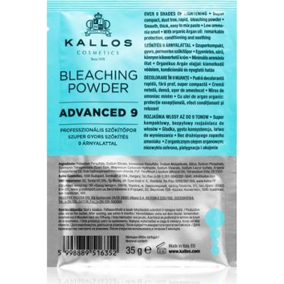 Kallos Bleaching Powder Advanced 9 puder rozświetlający i do pasemek 35 g