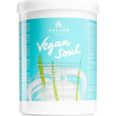 Kallos Vegan Soul Volumizing maseczka odżywcza do zwiększenia objętości włosów 1000 ml