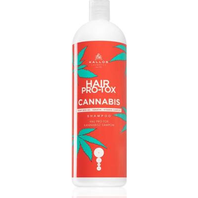 Kallos Hair Pro-Tox Cannabis szampon regenerujący z olejkiem konopnym 1000 ml
