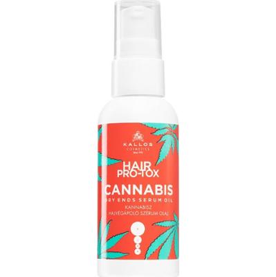 Kallos Hair Pro-Tox Cannabis oil serum do suchych końcówek włosów 50 ml