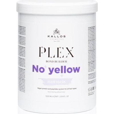 Kallos Plex No Yellow maska do włosów neutralizująca żółtawe odcienie 1000 ml