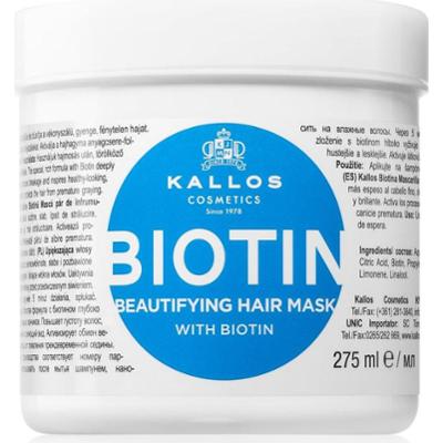 Kallos KJMN Professional Biotin maska do cienkich, słabych i łamliwych włosów 275 ml