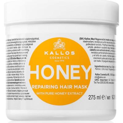 Kallos KJMN Professional Honey intensywna maska nawilżająca do włosów suchych i zniszczonych 275 ml