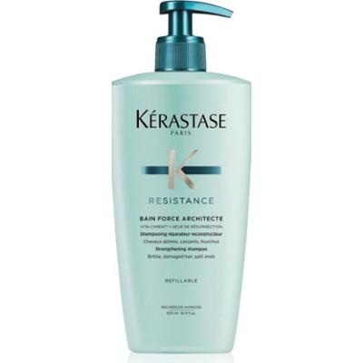 Kérastase Résistance Bain Force Architecte szampon wzmacniający dla włosów osłabionych i lekko zniszczonych 500 ml